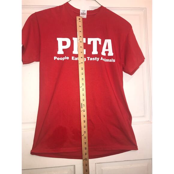 ARLINGTON JERKY PETA T-Shirt Men’s Adult M Red Short sleeved - Picture 7 of 8